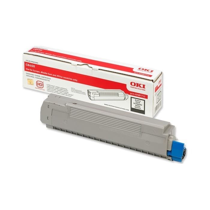 Toner OKI 43487712 Black (C8600 / C8800) / Original