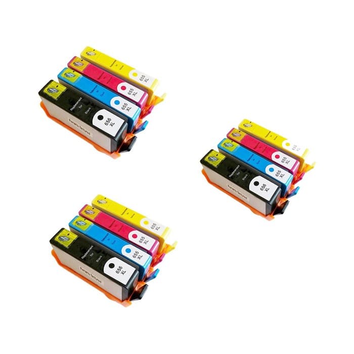Komplet kartuš za HP 655 XL / Trojno pakiranje, kompatibilne