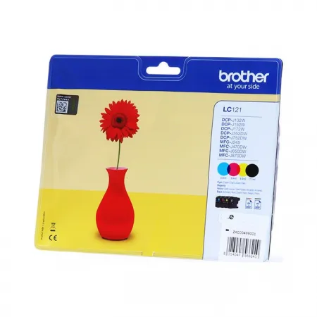 Komplet kartuš Brother LC121 (CMYK) / Original