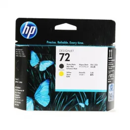 Tiskalna glava HP 72 Matt Black & Yellow, original