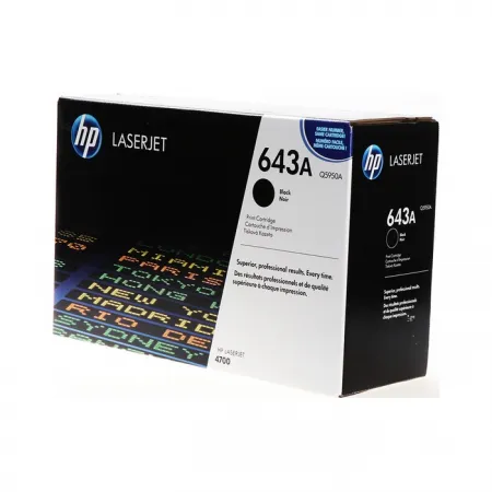 Toner HP Q5950A 643A Black, original