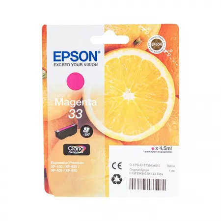 Kartuša Epson 33 Magenta / Original