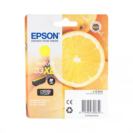 Kartuša Epson 33 XL Yellow / Original