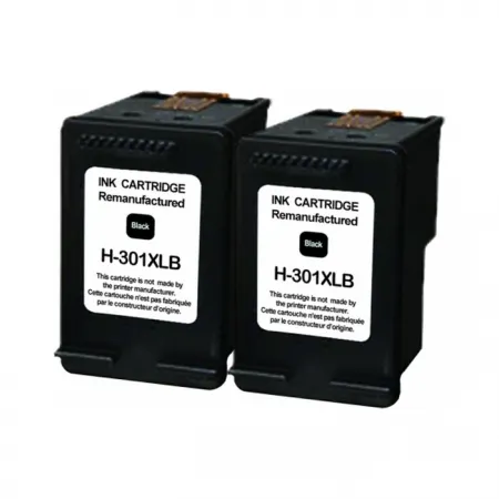 Kartuša za HP 301 XL Black / Dvojno pakiranje, kompatibilna