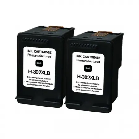 Kartuša za HP 302 XXL Black / Dvojno pakiranje, kompatibilna