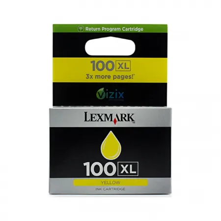 Kartuša Lexmark 100 XL Yellow / Original