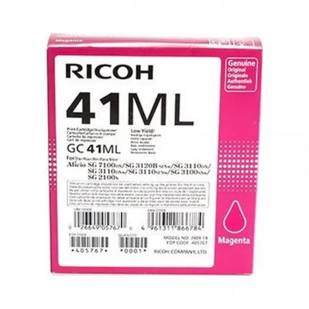 Kartuša Ricoh GC41M Magenta LC / 405767 / Original