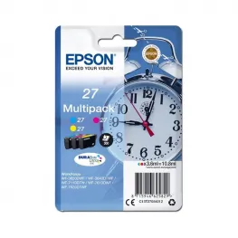Komplet barvnih kartuš Epson 27 (CMY) / Original