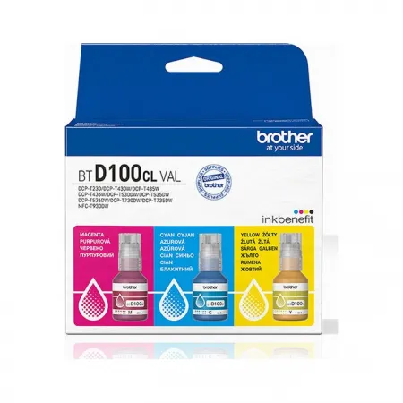 Komplet črnil Brother BTD100 (CMY) / Original