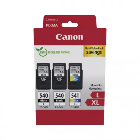 Komplet kartuš Canon 2x PG-540L in 1x CL-541XL / Original