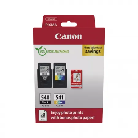 Komplet kartuš Canon PG-540 in CL-541 Photo Value Pack / Original