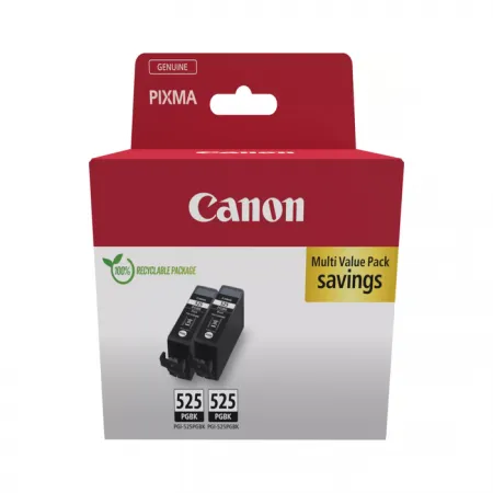 Kartuša Canon PGI-525 Black / Dvojno pakiranje / Original