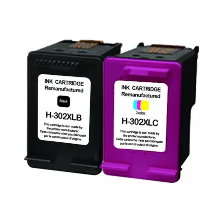 Komplet kartuš za HP 302 XXL, kompatibilne