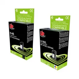 Komplet kartuš za HP 45 XL in HP 78 XL, kompatibilne