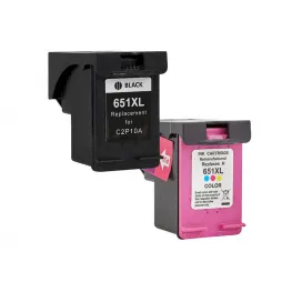 Komplet kartuš za HP 651 XL, kompatibilne