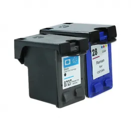 Komplet kartuš za HP 27 XL in HP 28 XL, kompatibilne