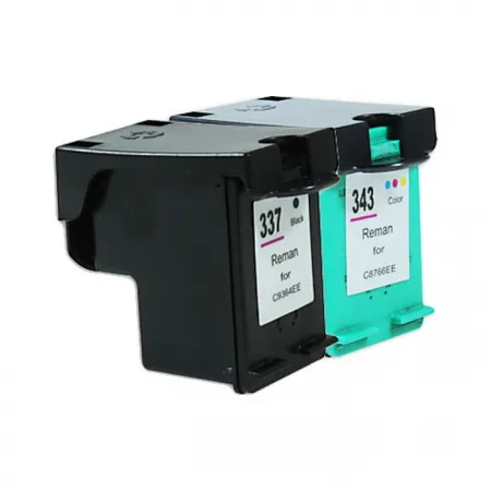 Komplet kartuš za HP 337 XL in HP 343 XL, kompatibilne