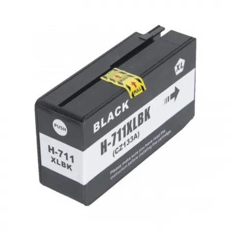 Kartuša za HP 711 Black / XL kapaciteta, kompatibilna