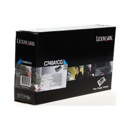 Toner Lexmark C746A1CG Cyan / Original
