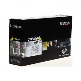 Toner Lexmark C746A1YG Yellow / Original