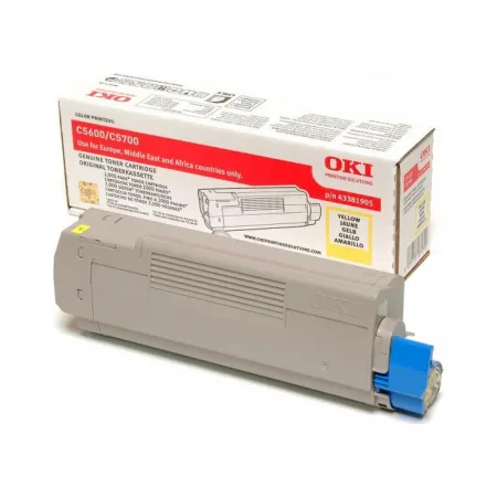 Toner OKI 43381905 Yellow (C5600 / C5700) / Original