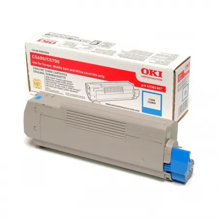 Toner OKI 43381907 Cyan (C5600 / C5700) / Original