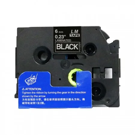 Trak Brother TZe-315 (6 mm, belo na črnem), kompatibilen