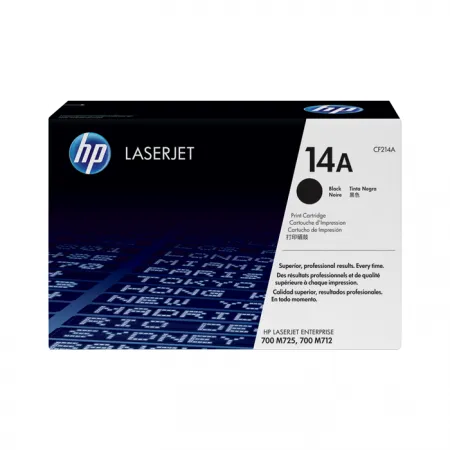 Toner HP CF214A 14A Black, original